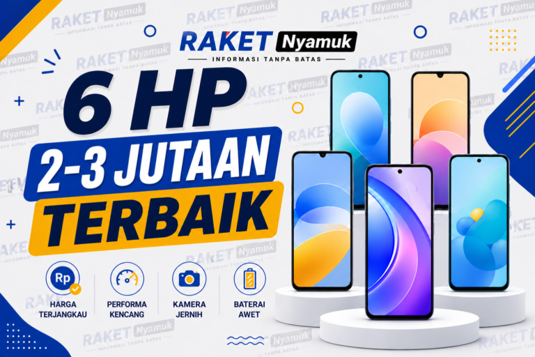 6 HP 2-3 jutaan terbaik 2026